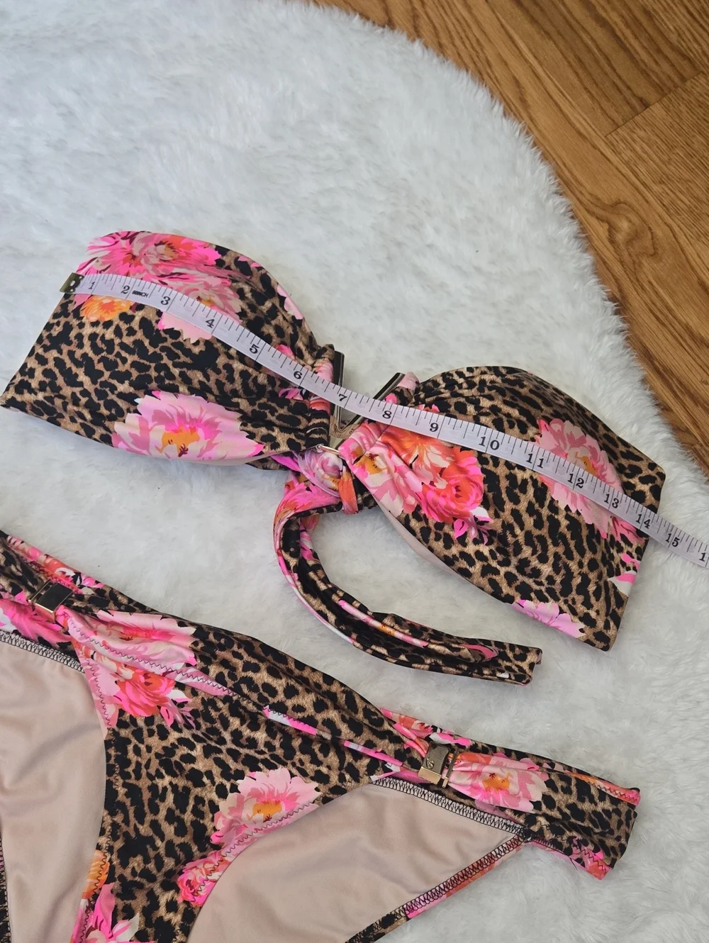 Victoria's Secret Floral Bikini Set, Womens Size Medium
